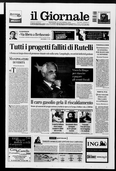 Il giornale : quotidiano del mattino